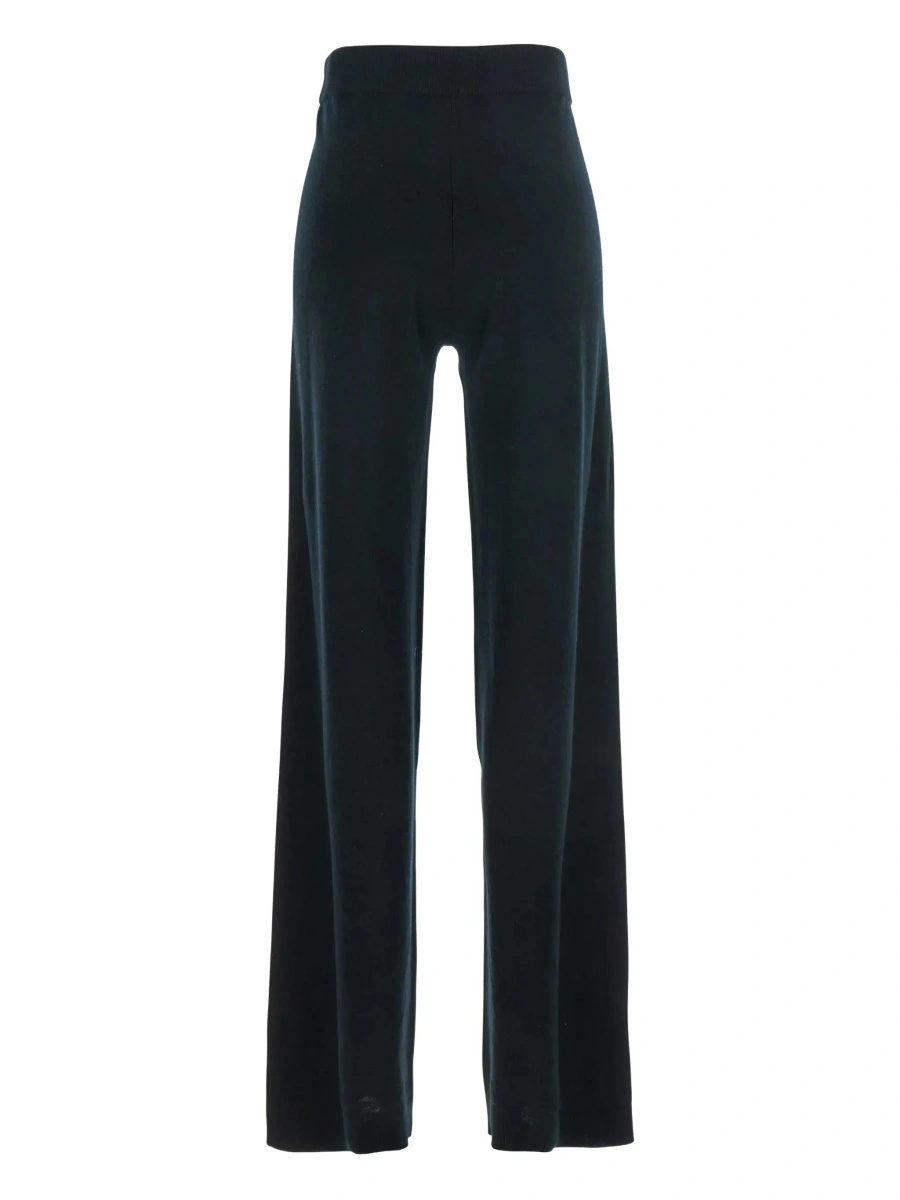 Pantaloni Allude negri din casmir si lana - Img 4