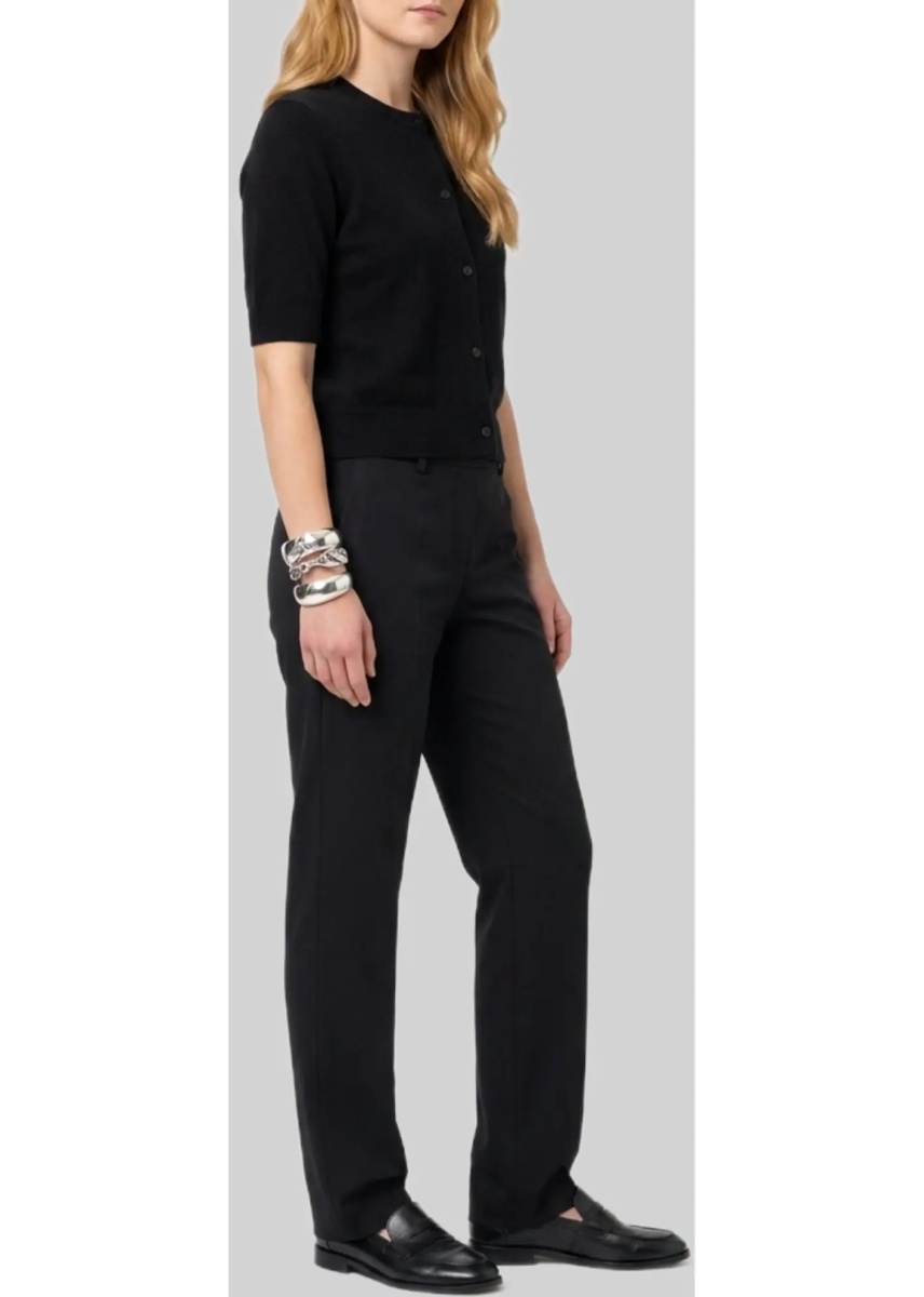 Pantaloni Anthracite Stretch Canvas Trousers - Img 2