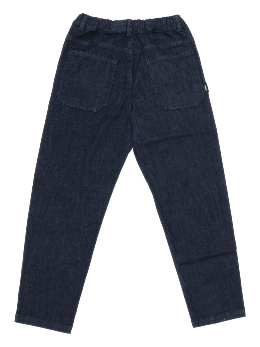 Pantaloni Aspesi albastri din bumbac si spandex/elastan - Img 2