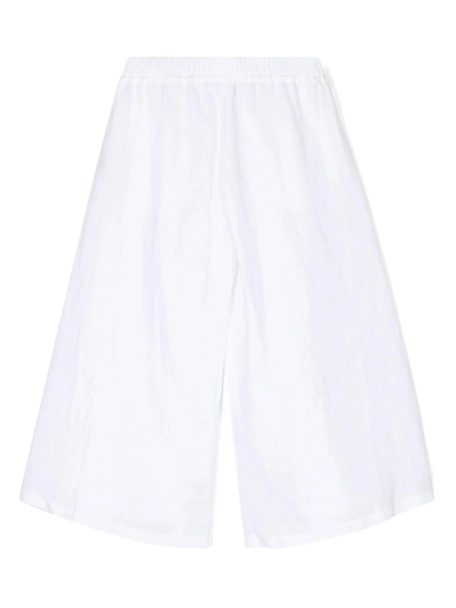 Pantaloni Aspesi albi din in - Img 2