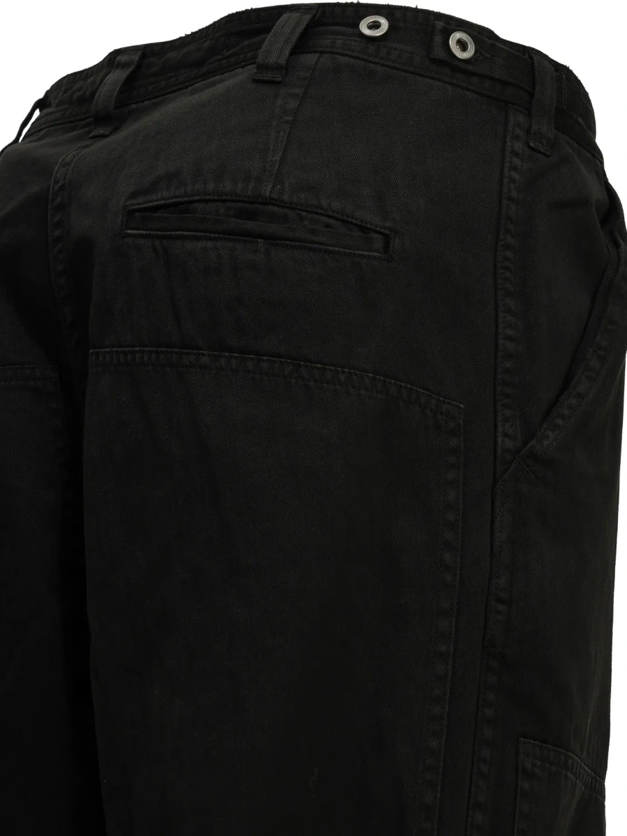 Pantaloni casual A.Presse negri - Img 4