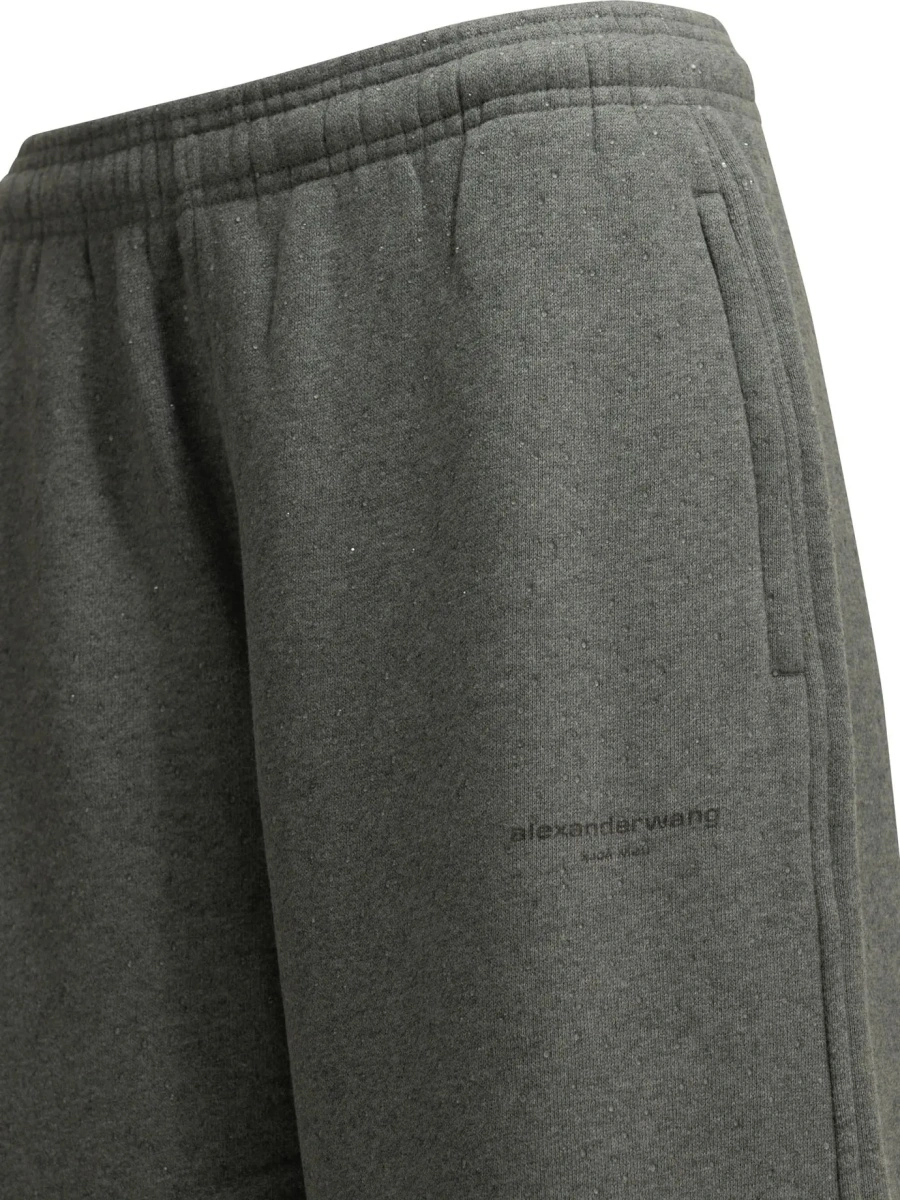 Pantaloni casual Alexander Wang gri - Img 4