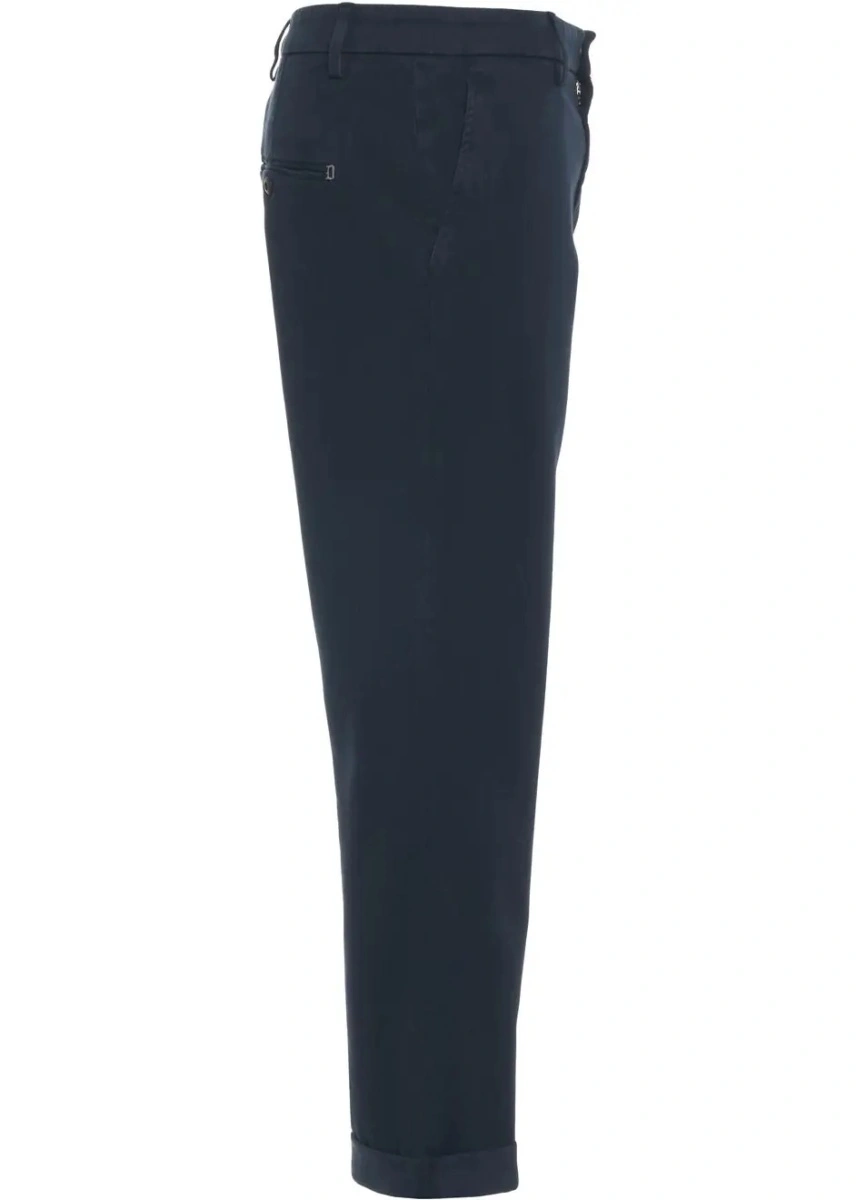 Pantaloni casual Dondup albastri 'UP688' - Img 3