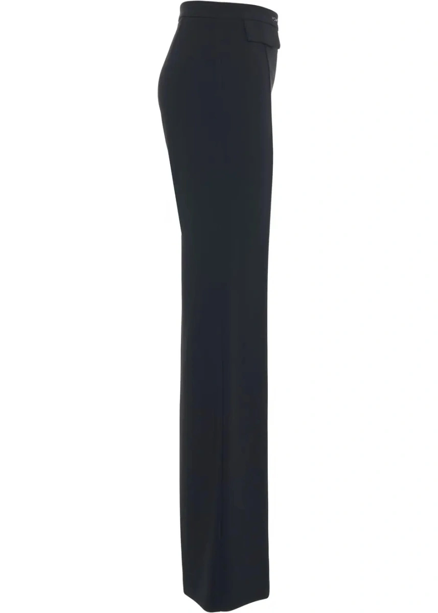 Pantaloni casual Elisabetta Franchi negri - Img 3