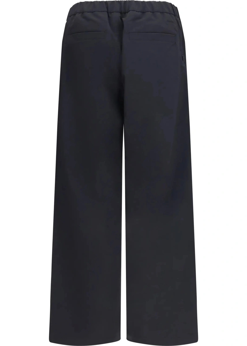 Pantaloni casual Laminar negri din nylon - Img 2
