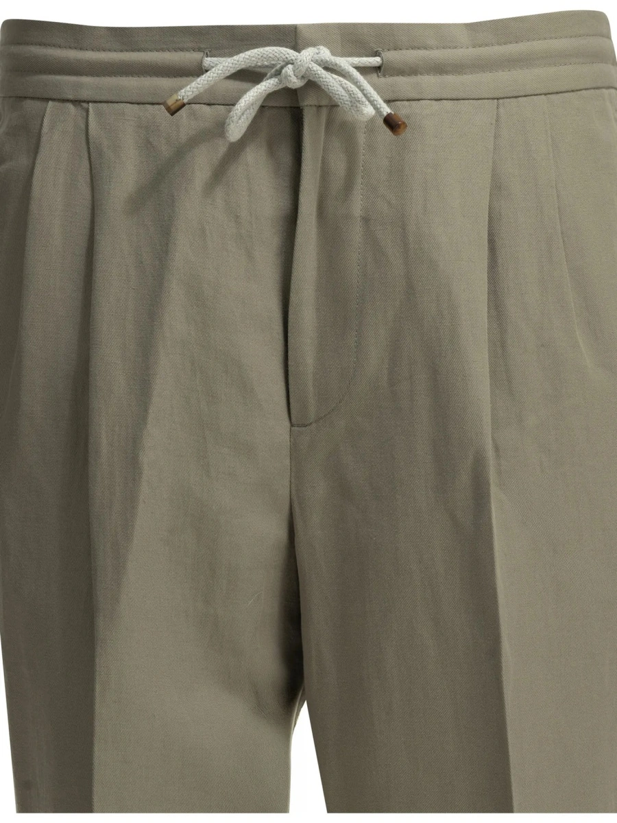 Pantaloni Casual linen and cotton pants - Img 3