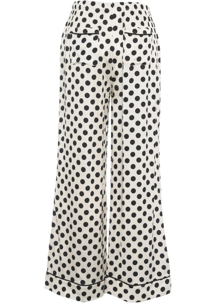 Pantaloni casual Love Stories albi - Img 3