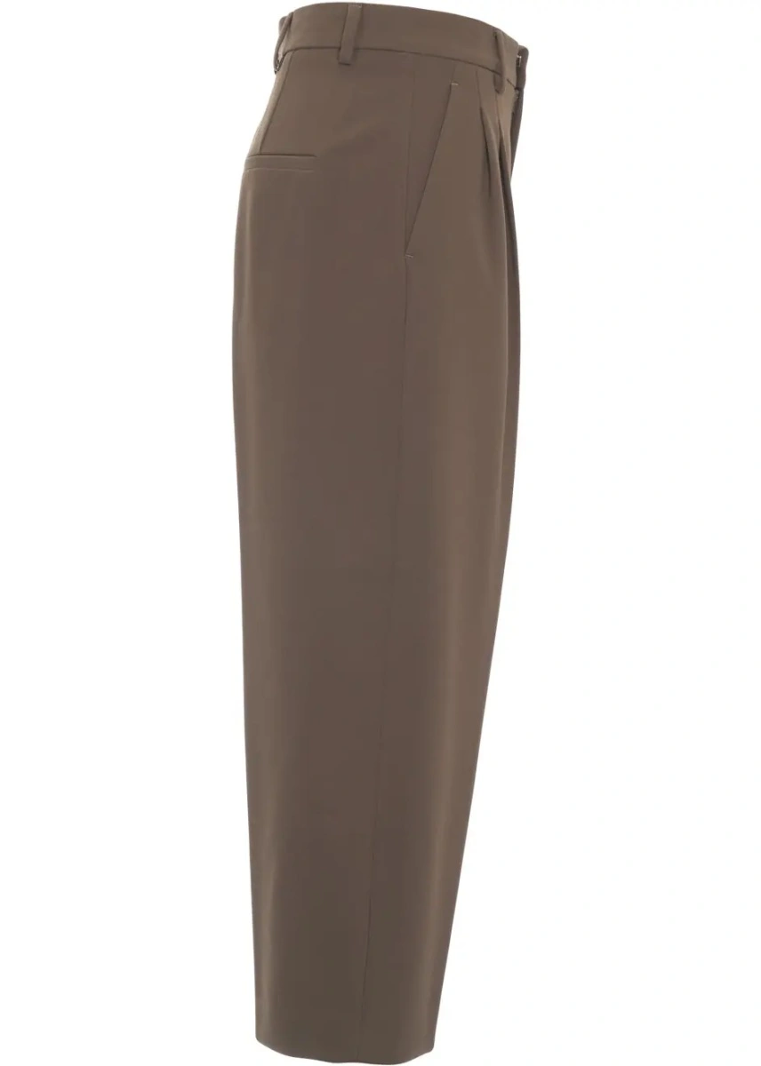 Pantaloni casual Rossi maro 'Noa Crop' - Img 3