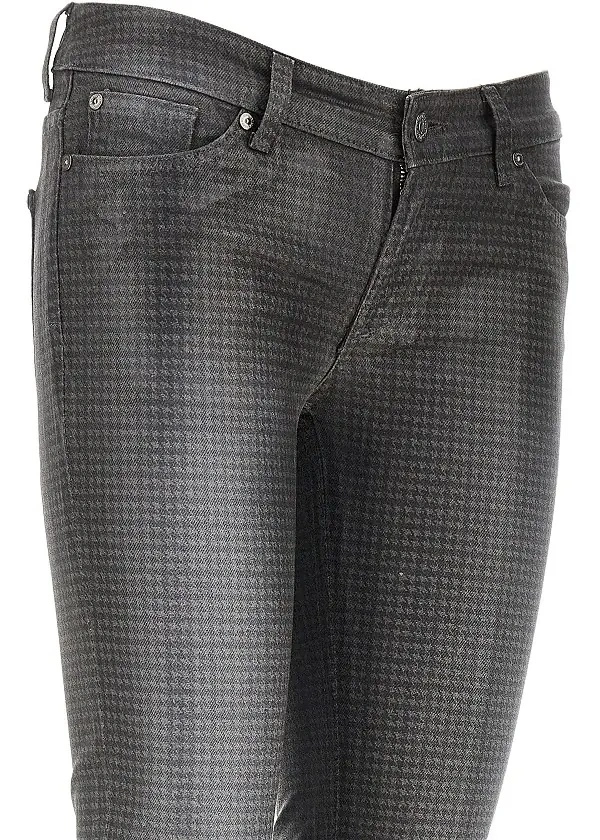Pantaloni Coated denim Y2K Skinny pants - Img 2