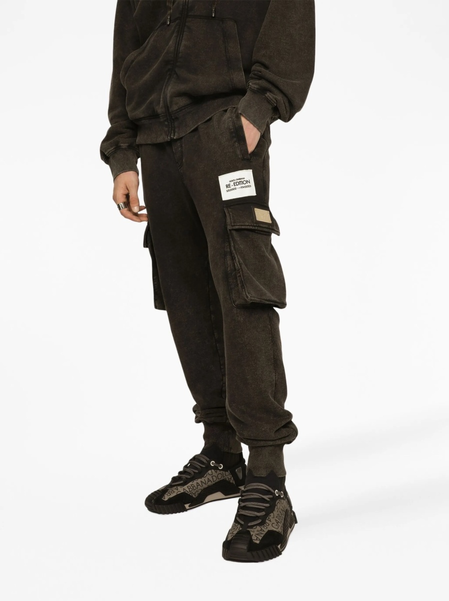 Pantaloni conici Dolce &amp; Gabbana negri - Img 5