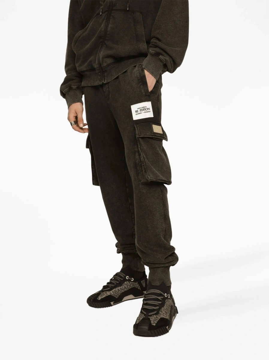 Pantaloni conici Dolce &amp; Gabbana negri - Img 5