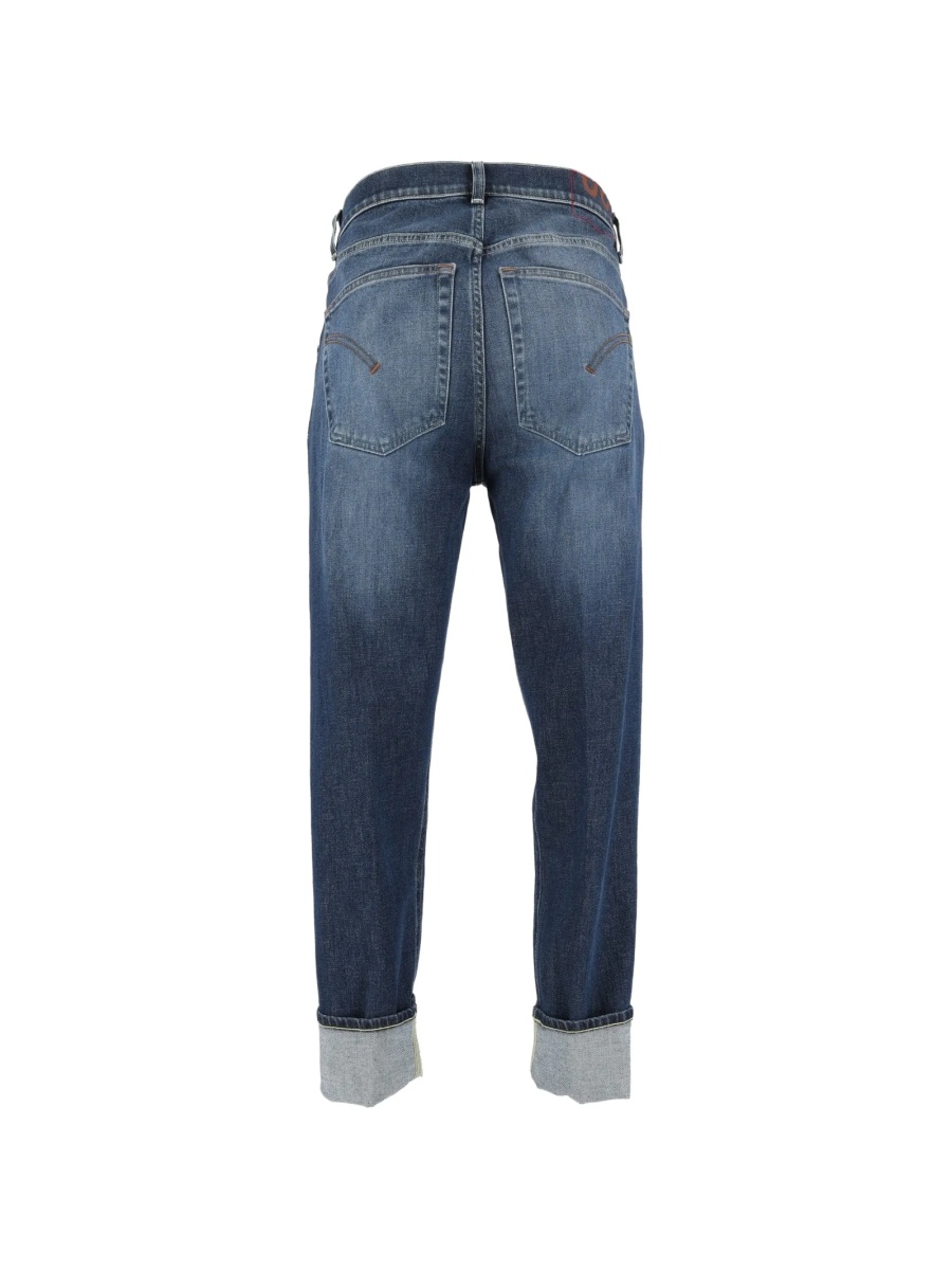 Pantaloni conici Dondup albastri - Img 2