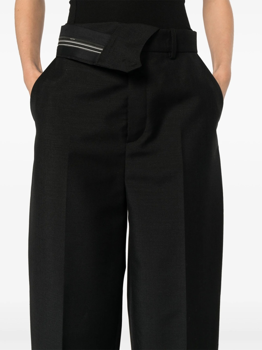 Pantaloni conici Fendi negri - Img 5