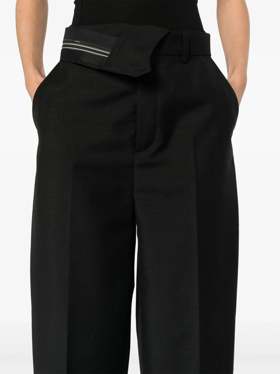 Pantaloni conici Fendi negri - Img 5