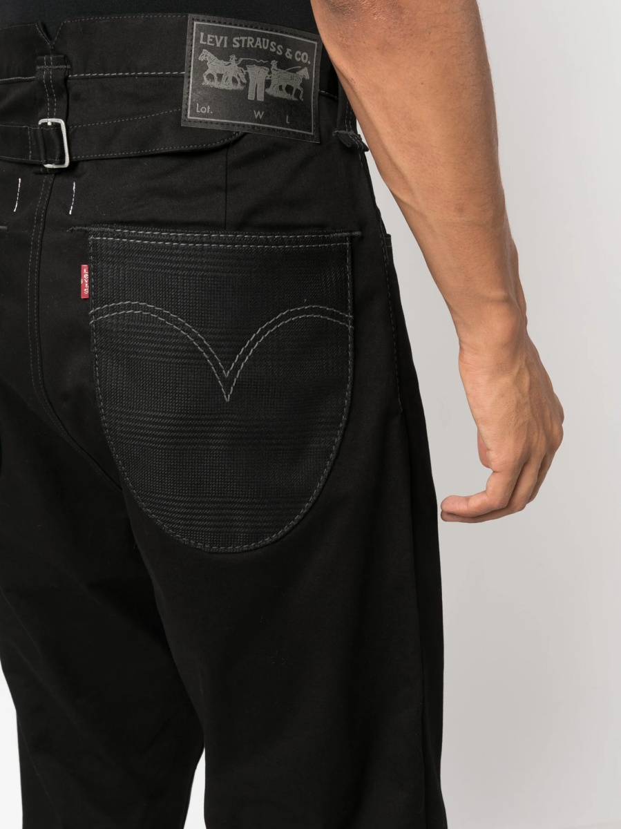 Pantaloni conici JUNYA WATANABE negri - Img 5