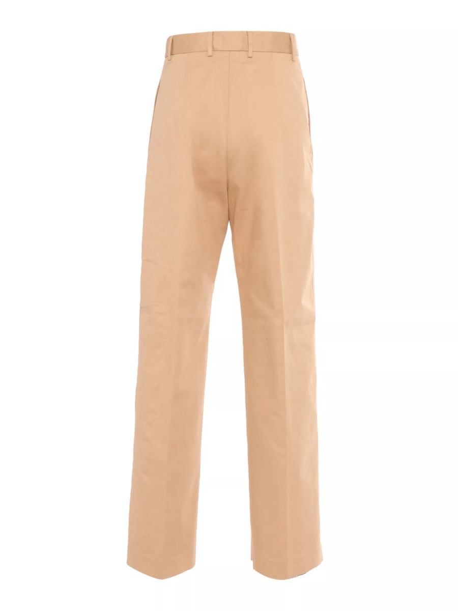 Pantaloni COTTON GABARDINE WIDE LEG TROUSERS - Img 2