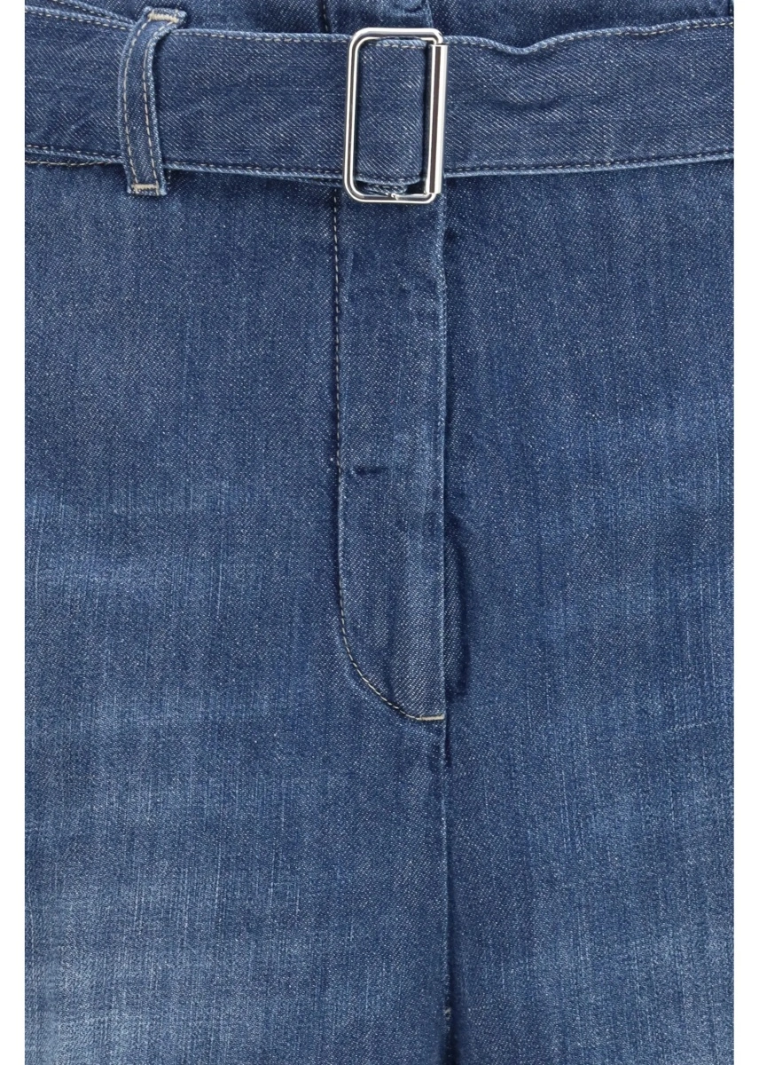 Pantaloni Cotton Shorts with a belt - Img 3