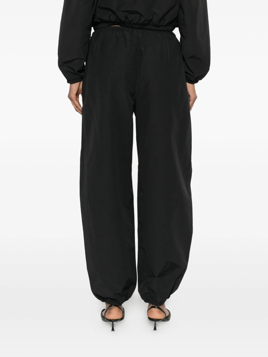 Pantaloni de trening Alexander Wang negri din poliamida si bumbac - Img 4
