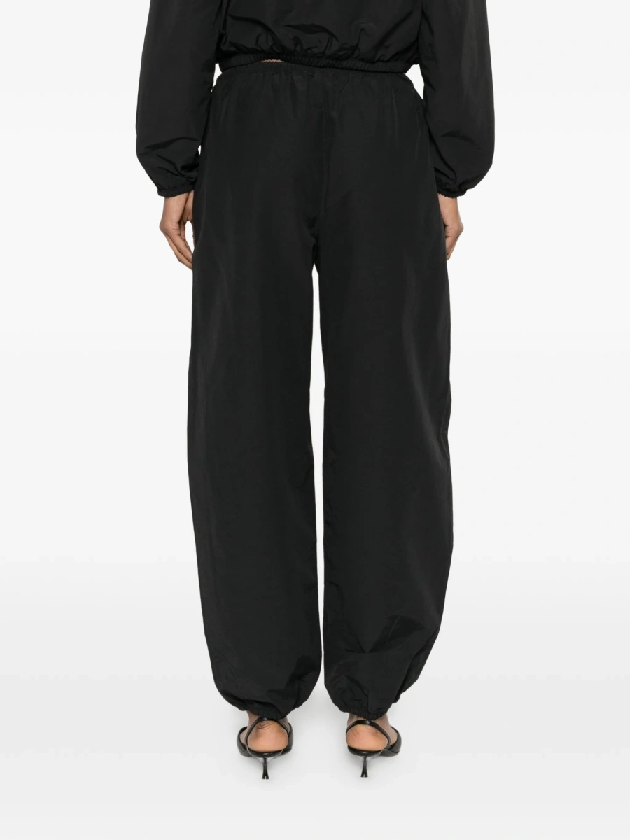 Pantaloni de trening Alexander Wang negri din poliamida si bumbac - Img 4