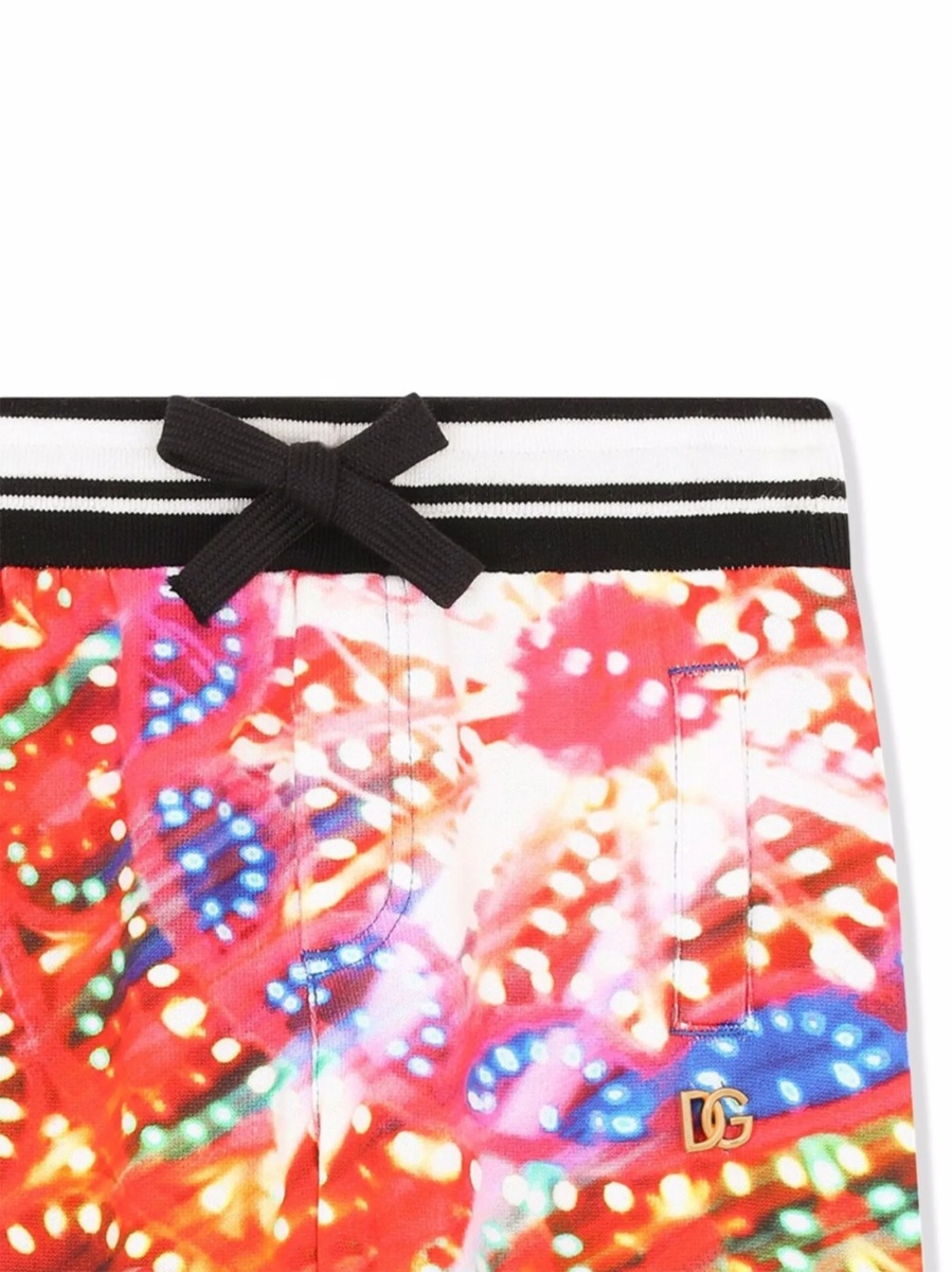 Pantaloni de trening Dolce &amp; Gabbana rosii - Img 3