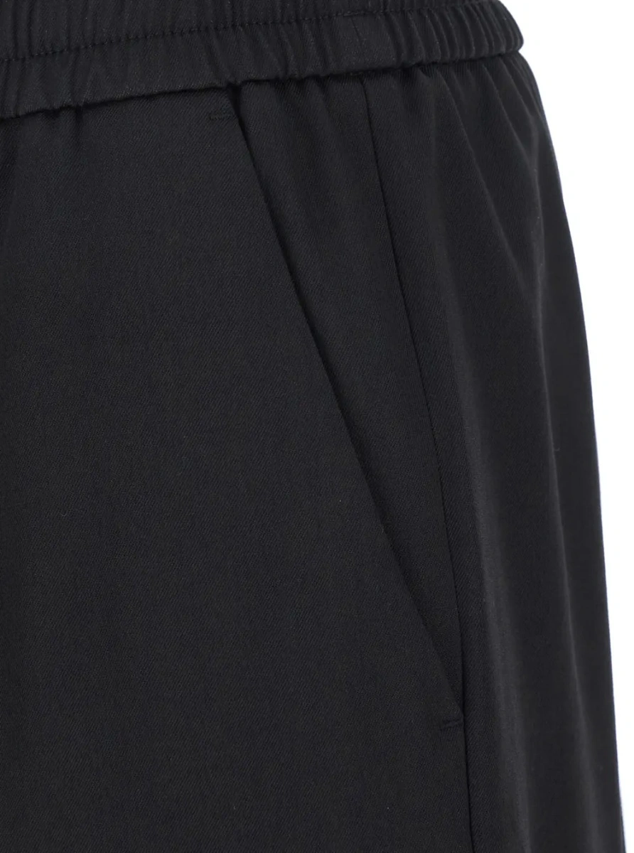 Pantaloni de trening Golden Goose negri din lana - Img 3