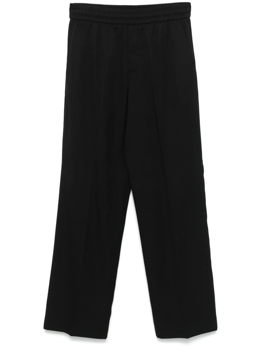 Pantaloni de trening Golden Goose negri din lana - Img 8