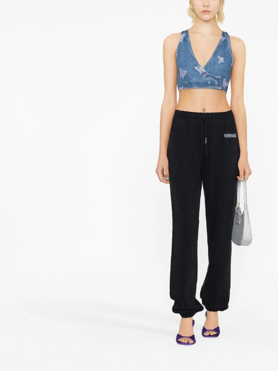 Pantaloni de trening Versace negri - Img 2