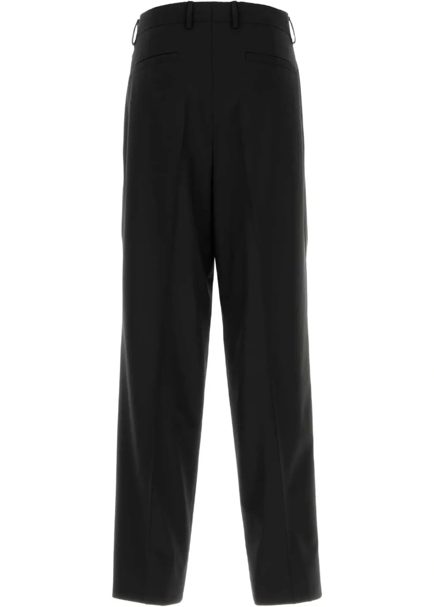 Pantaloni Dolce &amp; Gabbana negri din lana - Img 4