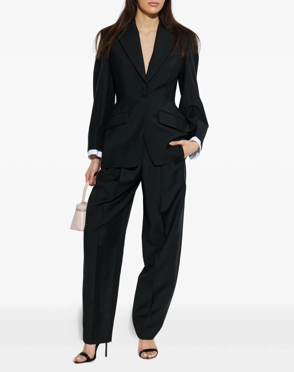 Pantaloni Double-pleat Pants in wool and mohair - Img 4