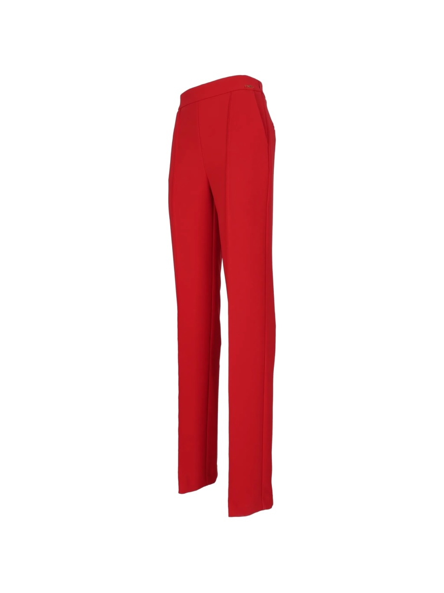 Pantaloni drepti Elisabetta Franchi rosii - Img 3