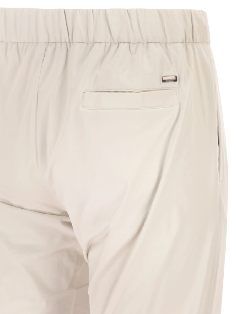 Pantaloni drepti Herno neutri din poliamida si spandex/elastan - Img 4