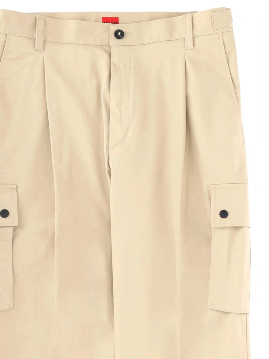 Pantaloni drepti Hugo Boss neutri - Img 2