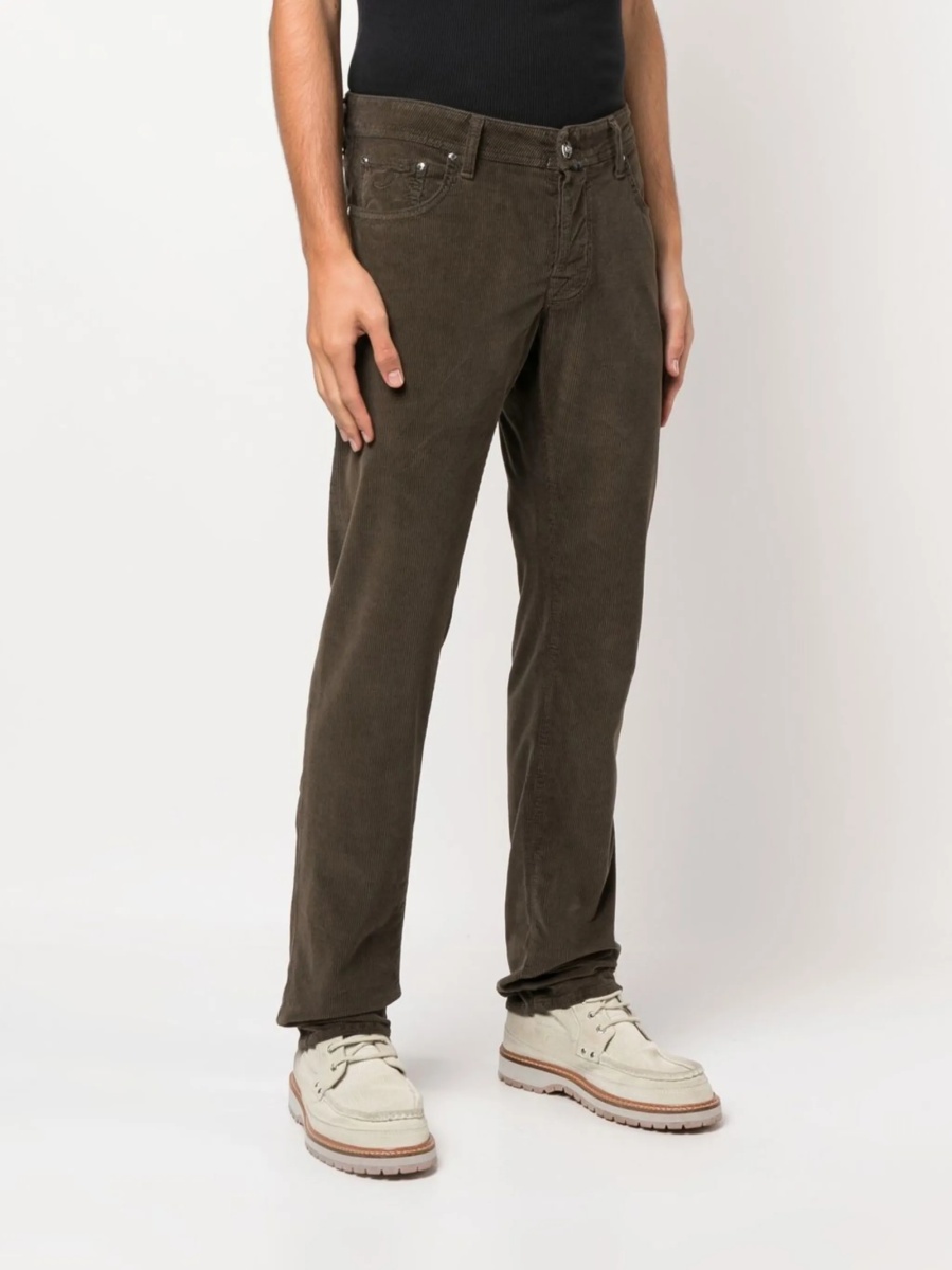 Pantaloni drepti Jacob Cohen maro - Img 3