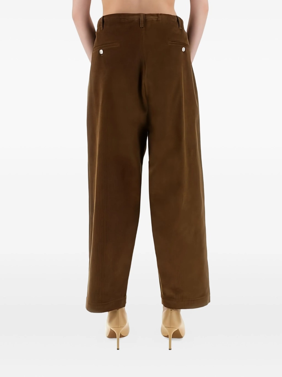 Pantaloni drepti MOSCHINO JEANS maro - Img 4
