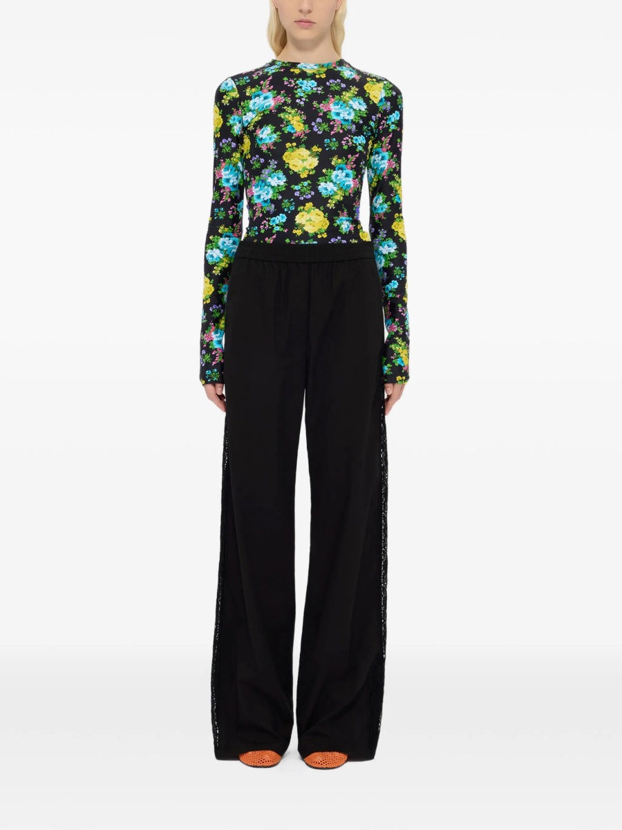 Pantaloni drepti MSGM negri - Img 2