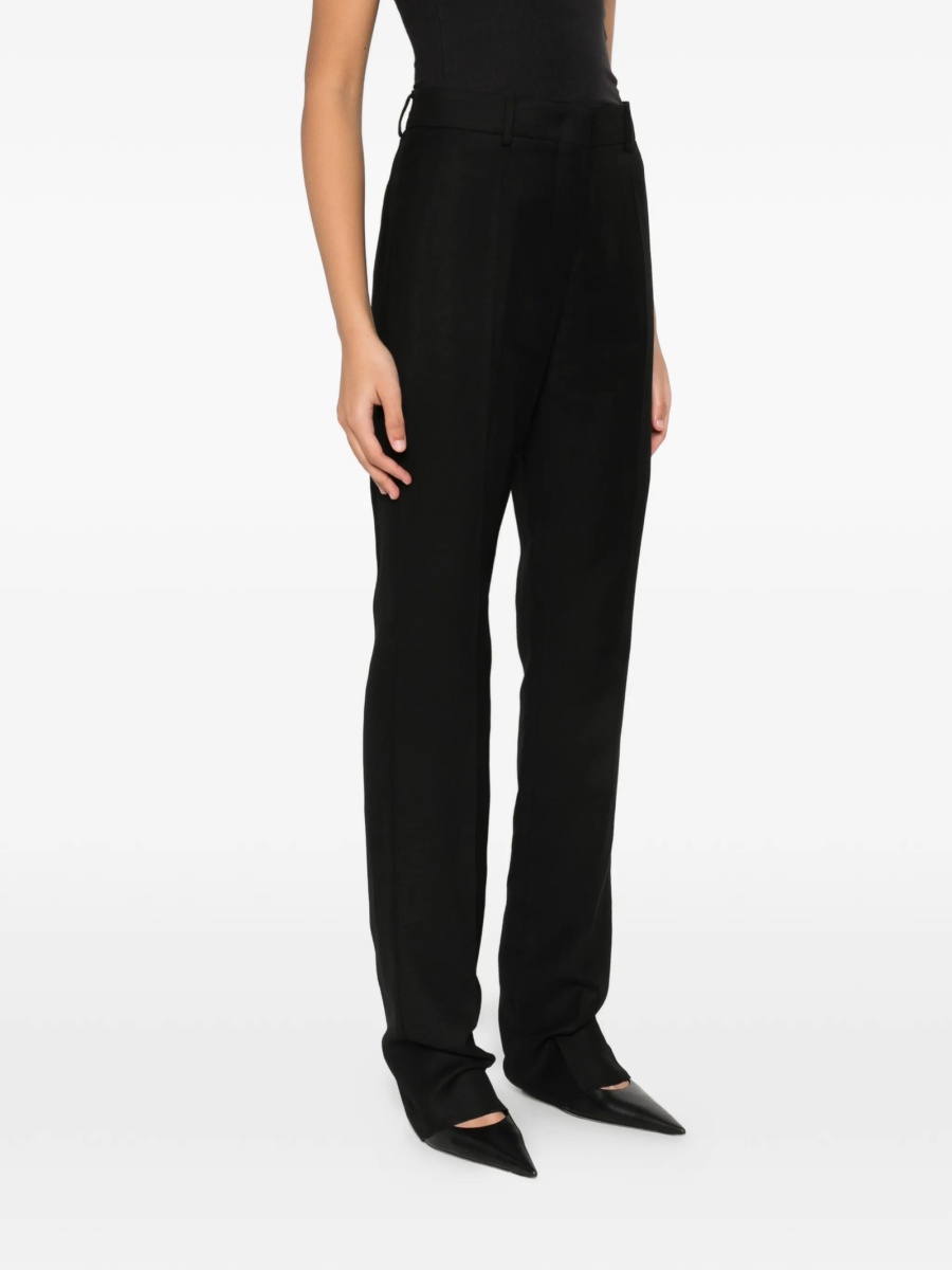 Pantaloni drepti SPORTMAX negri - Img 3
