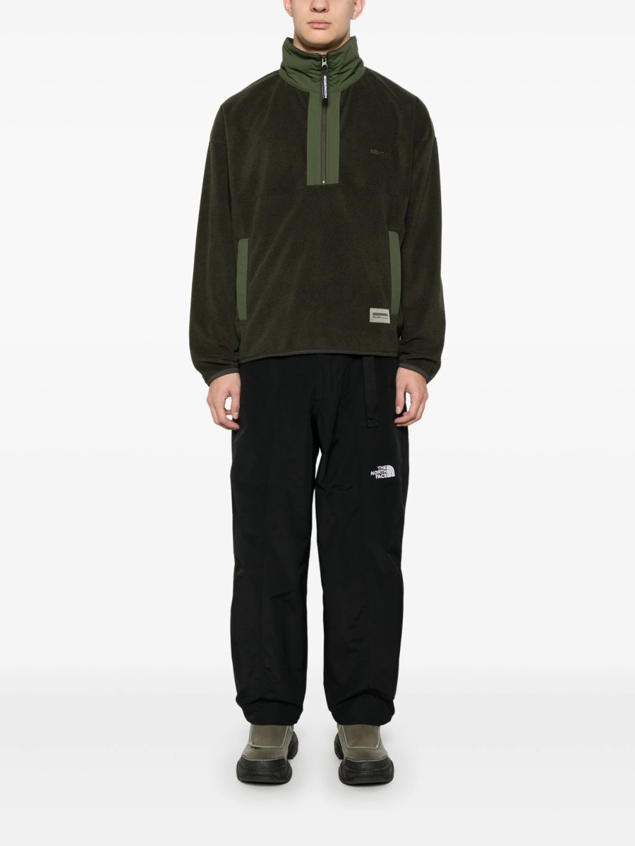 Pantaloni drepti The North Face negri din nylon si bumbac - Img 2