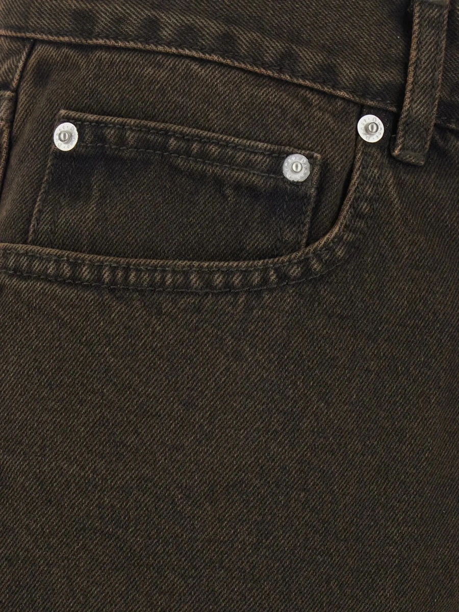 Pantaloni DUNST maro din denim - Img 5