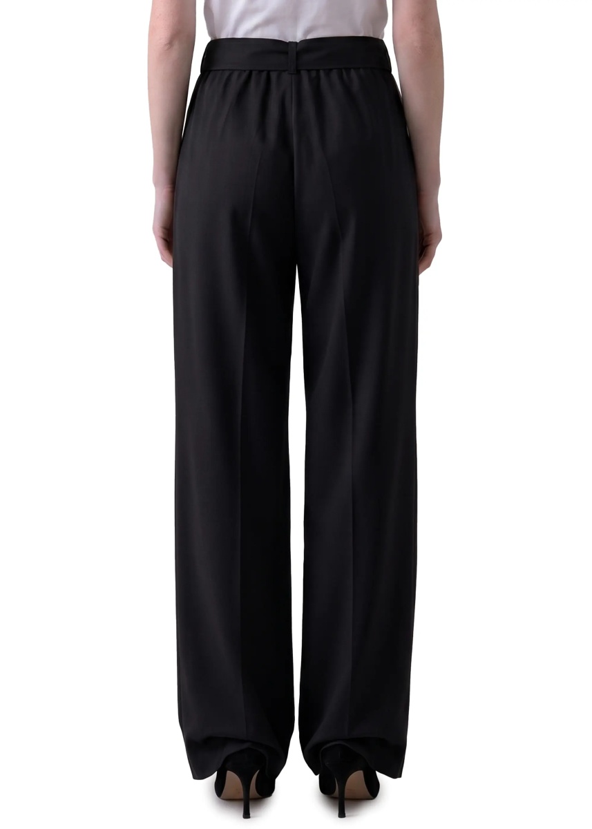 Pantaloni Editto Wool Trousers With Belt - Img 2