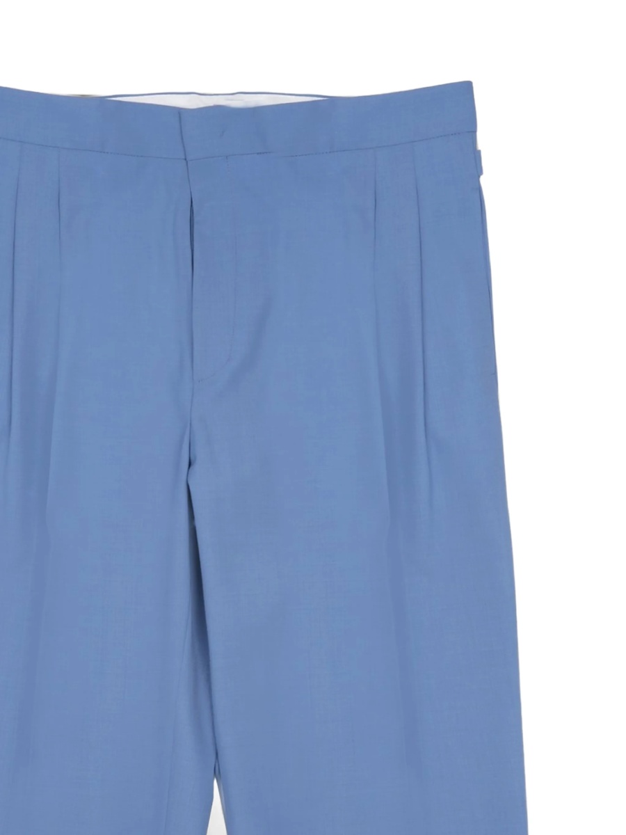 Pantaloni eleganti Be able albastri - Img 2