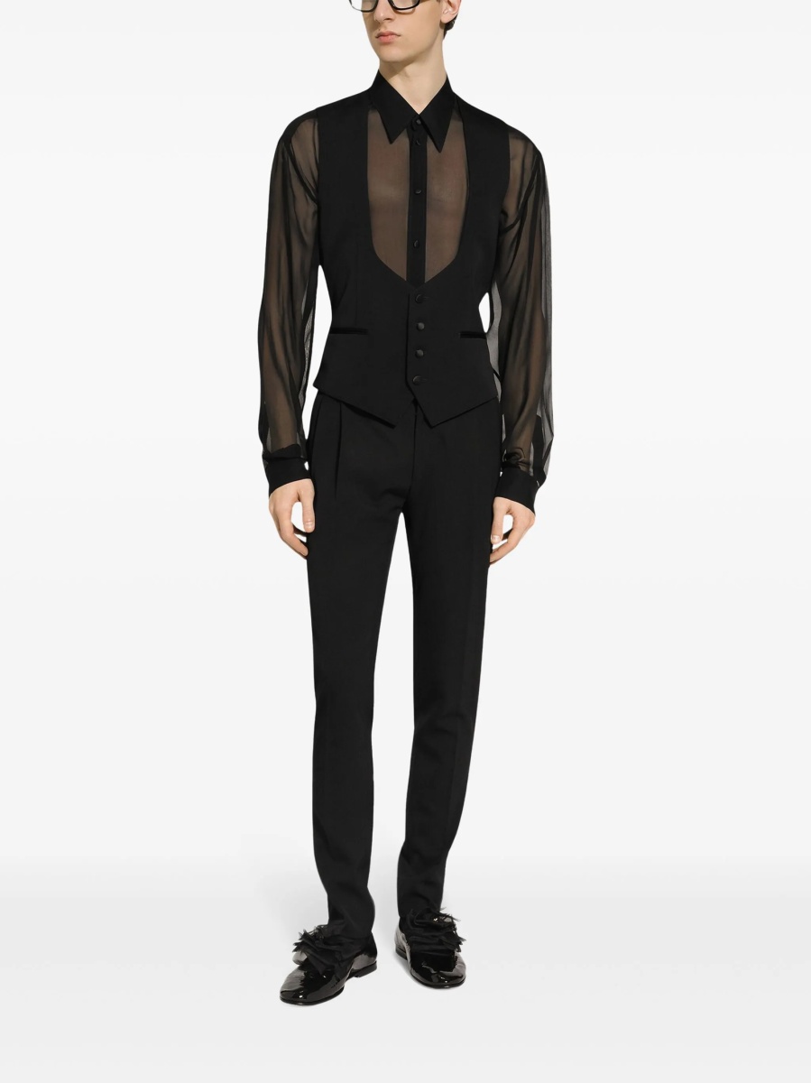 Pantaloni eleganti Dolce &amp; Gabbana negri - Img 2