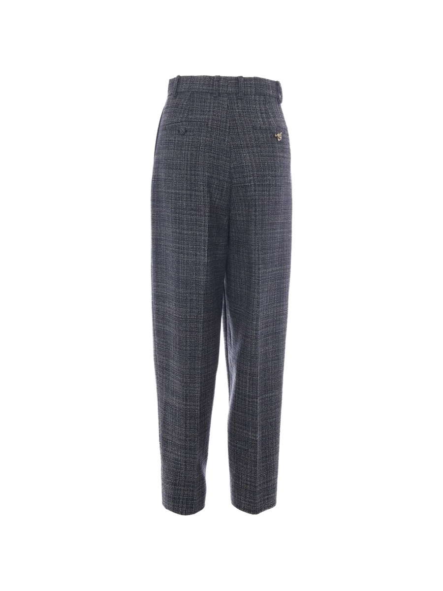 Pantaloni eleganti Fabiana Filippi albastri - Img 2