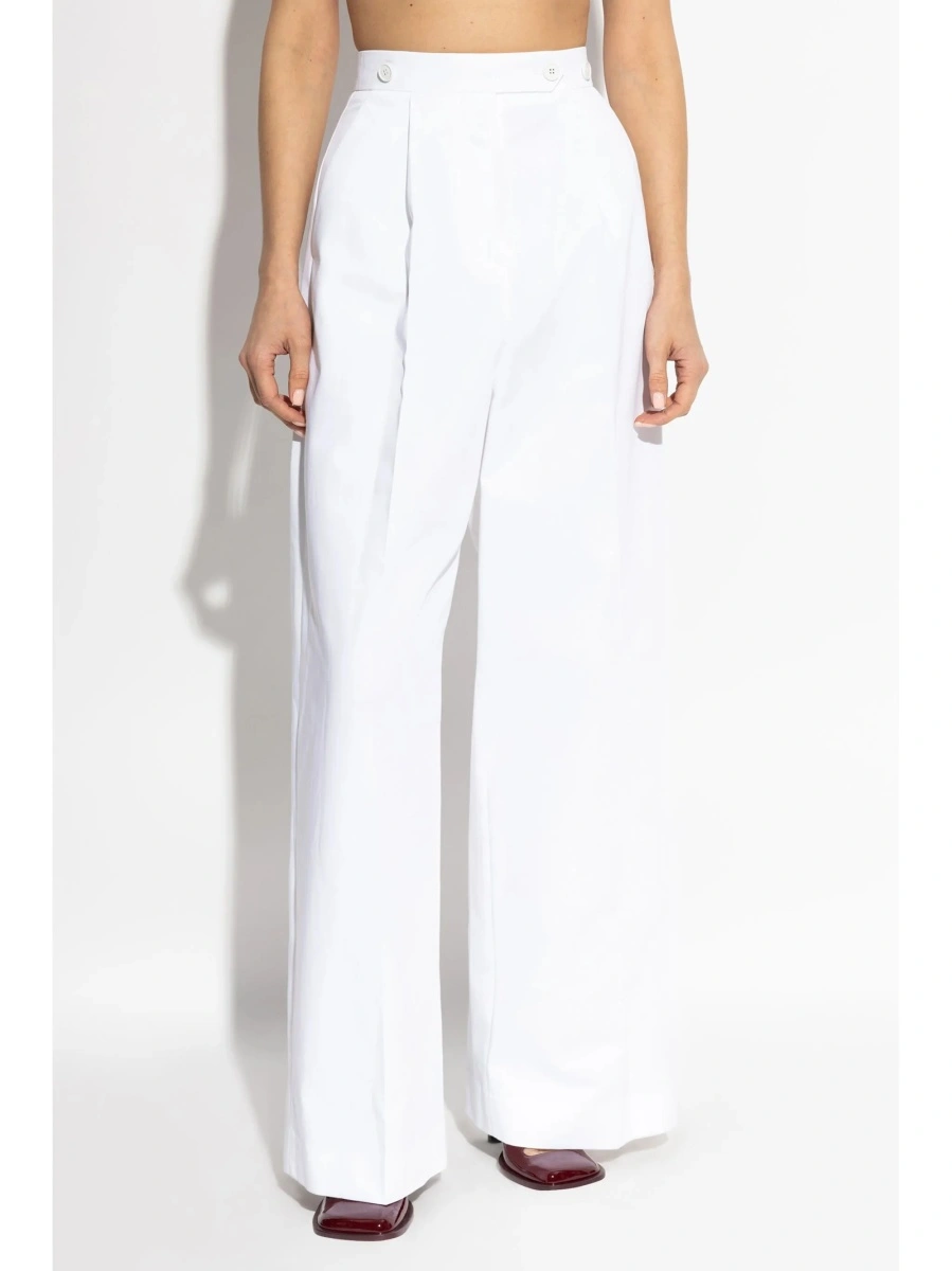 Pantaloni eleganti Givenchy albi - Img 3