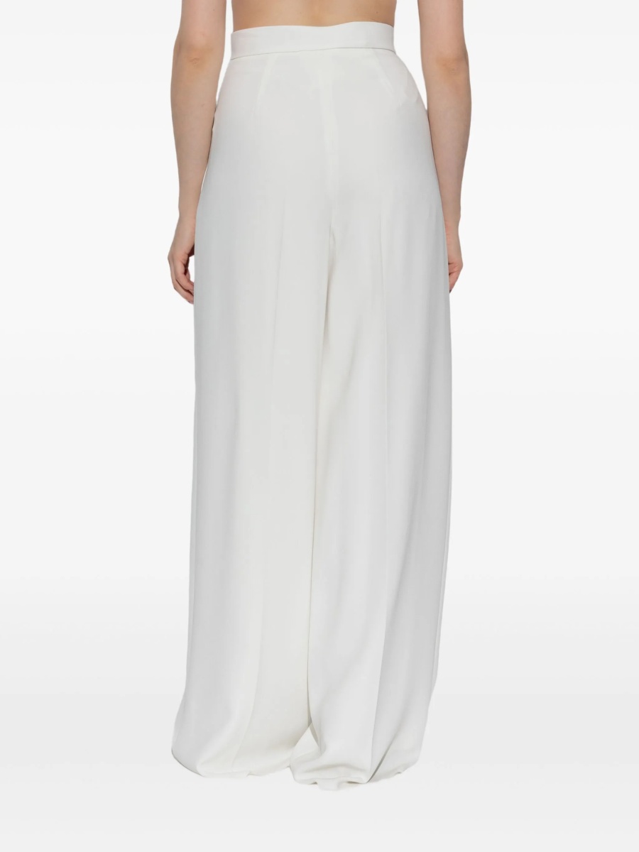 Pantaloni eleganti Max Mara albi - Img 4