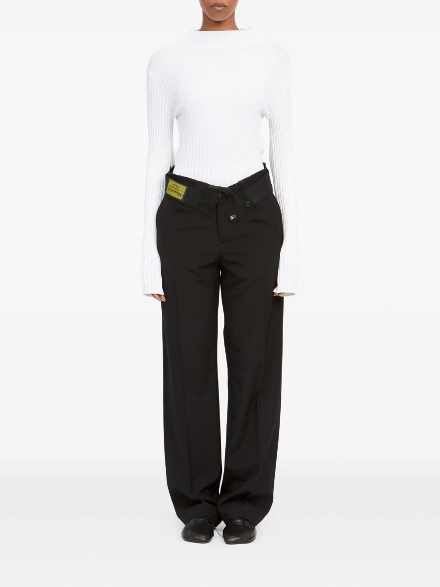 Pantaloni eleganti MM6 Maison Margiela negri - Img 2