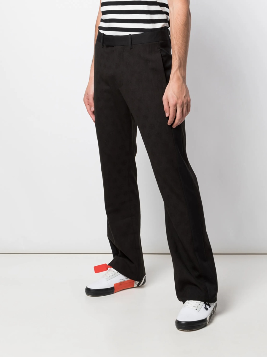 Pantaloni eleganti Off-White negri - Img 3