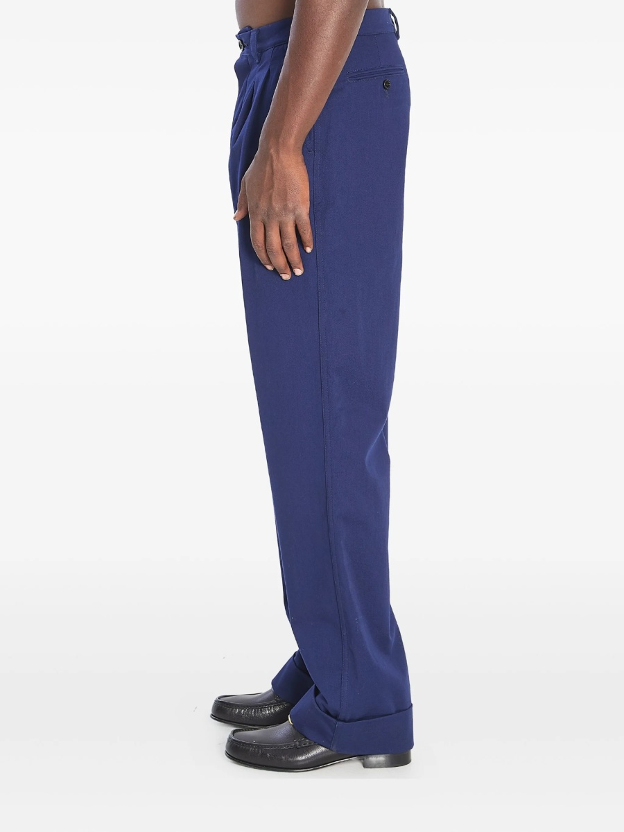 Pantaloni eleganti Valentino Garavani albastri - Img 2