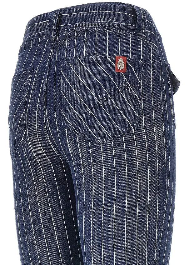 Pantaloni Esibizionista Capsule pinstriped pants - Img 4