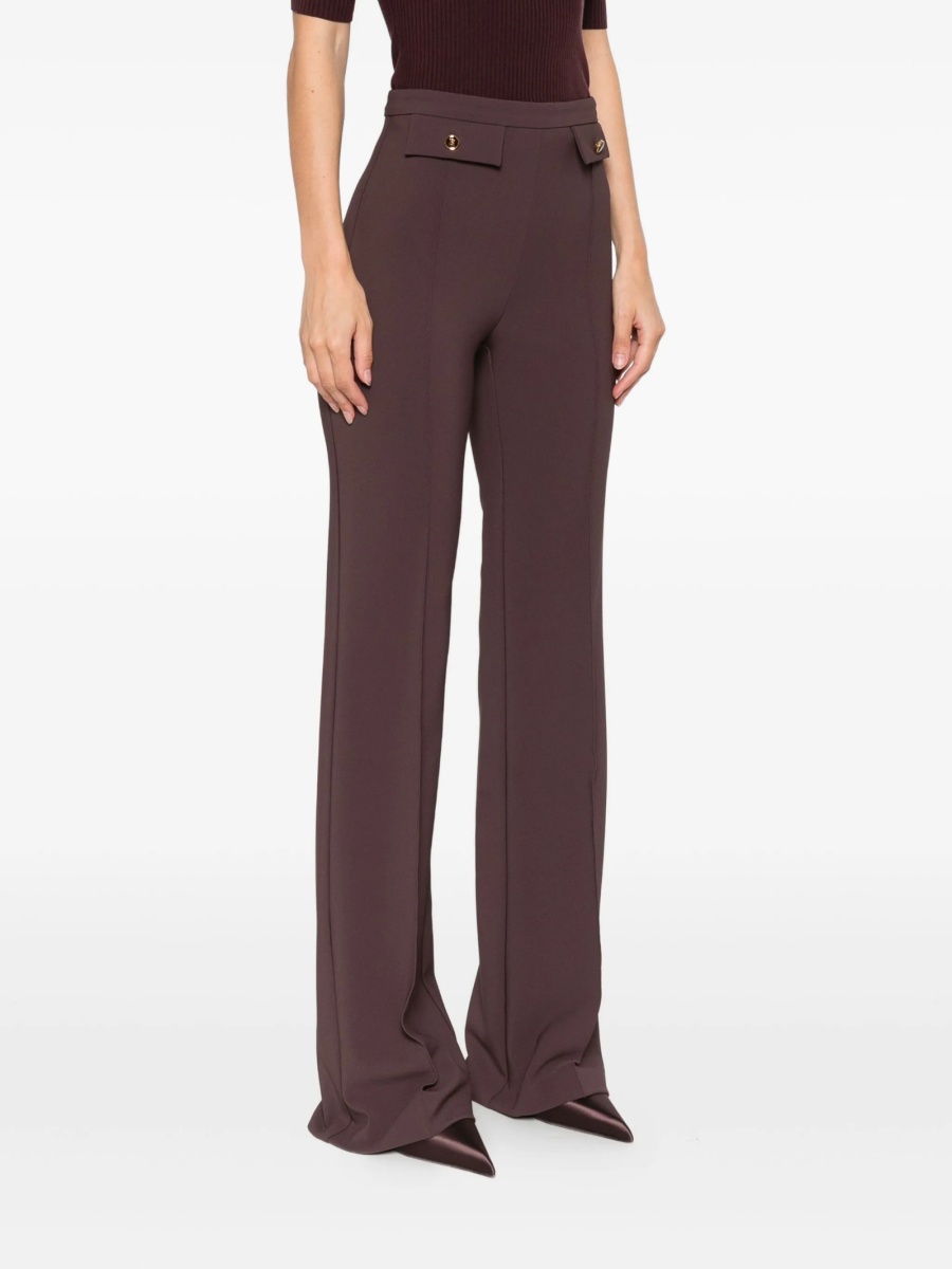 Pantaloni evazati Elisabetta Franchi maro - Img 3