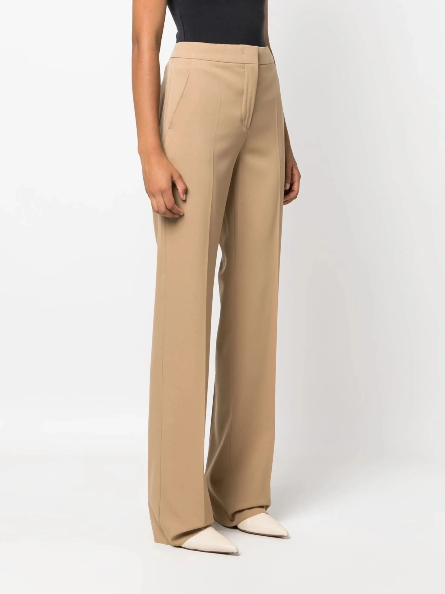 Pantaloni evazati Max Mara neutri - Img 3